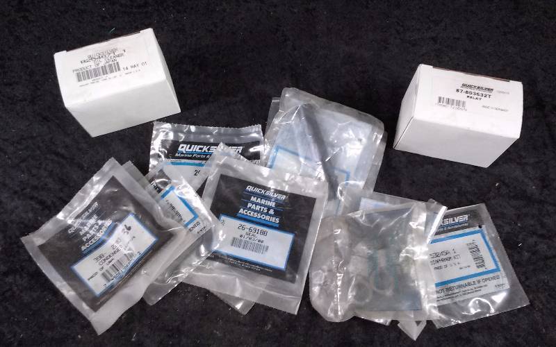 lot 1628 image: QuicksilverMercury Parts - Bin Lot - Misc (see description)