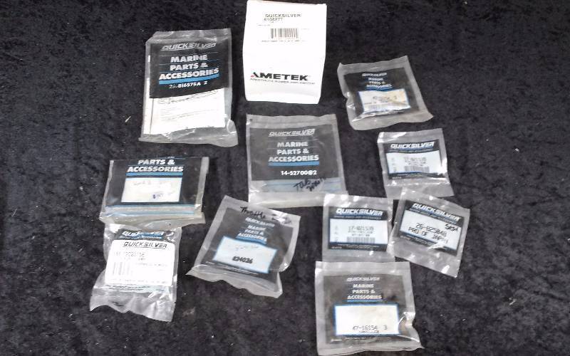 lot 1639 image: QuicksilverMercury Parts - Bin Lot - Misc (see description)
