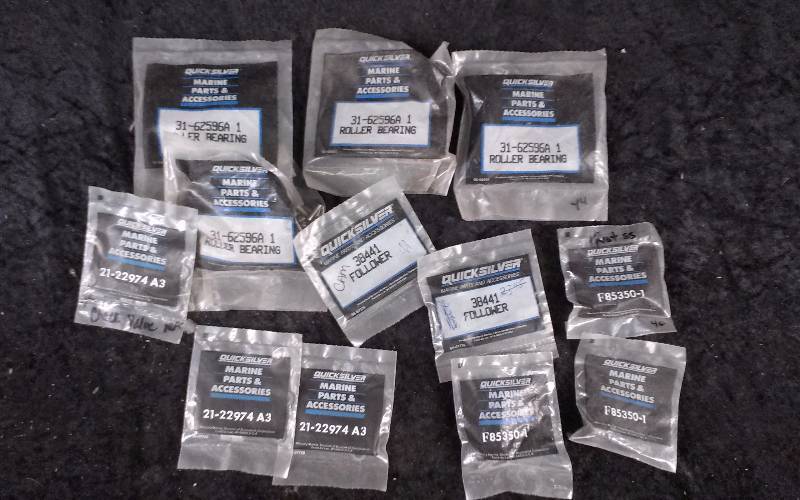 lot 1640 image: QuicksilverMercury Parts - Bin Lot - Misc (see description)