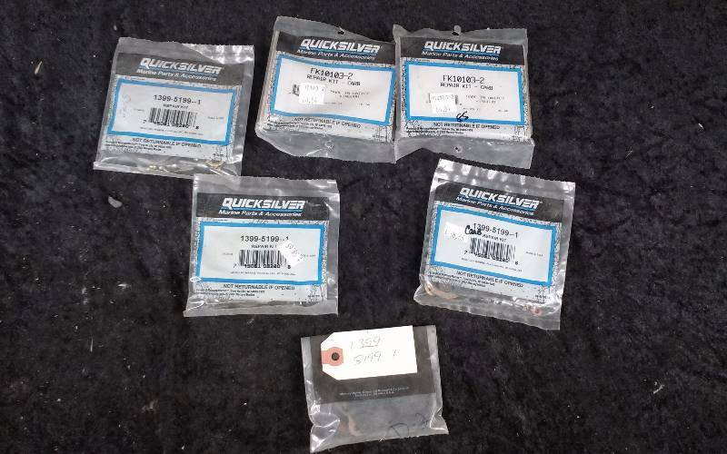 lot 1641 image: QuicksilverMercury Parts - Bin Lot - Misc (see description)