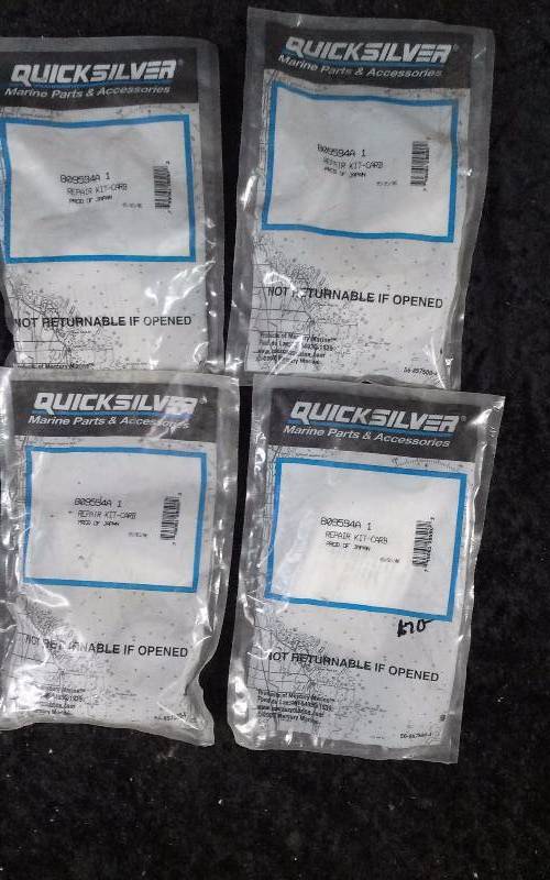 lot 1644 image: QuicksilverMercury Parts - Bin Lot - Misc (see description)