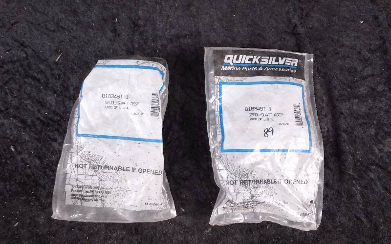 lot 1646 image: QuicksilverMercury Parts - Bin Lot - Misc (see description)