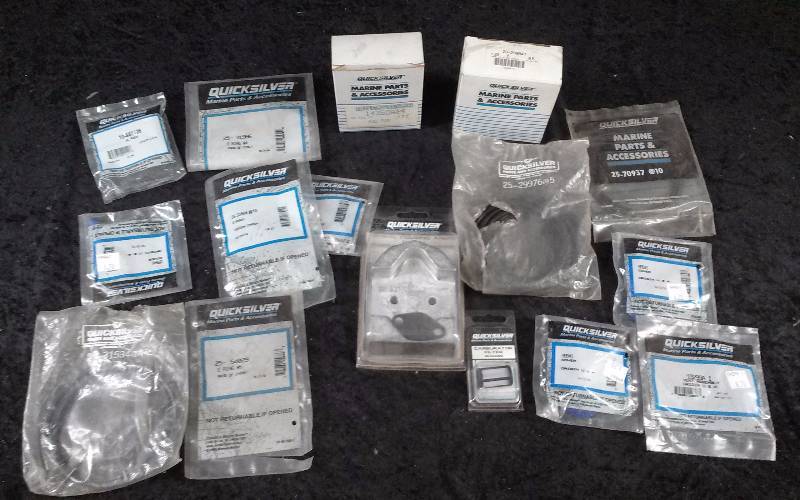 lot 1647 image: QuicksilverMercury Parts - Bin Lot - Misc (see description)