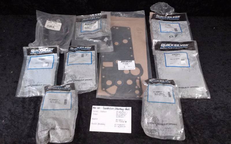 lot 1648 image: QuicksilverMercury Parts - Bin Lot - Misc (see description)