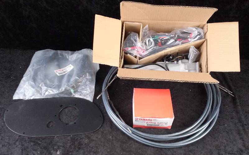 lot 1670 image: Yamaha Remote Control AY Kit, Panel Switch, Extension Wire Harness, Throttle Cable