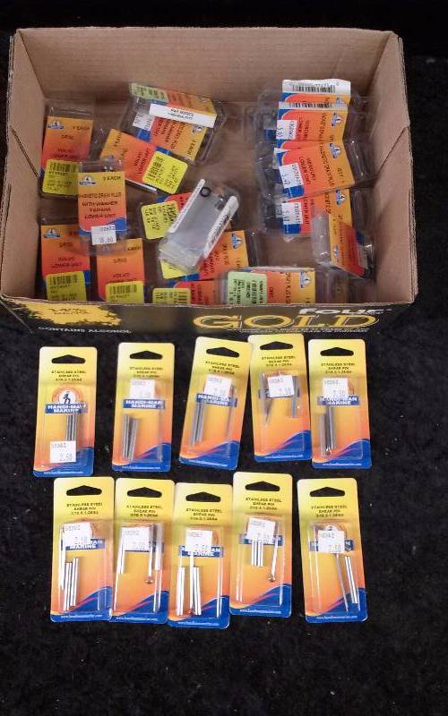 lot 1684 image: Lot - Misc Handiman Drain Plugs, Pins, Oring