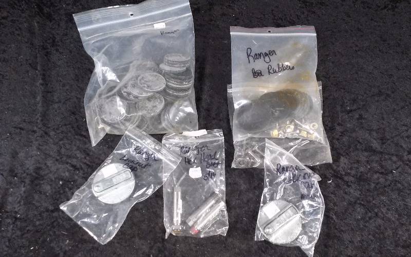 lot 1711 image: RANGER Rubbers, Lock Nut Caps, Misc
