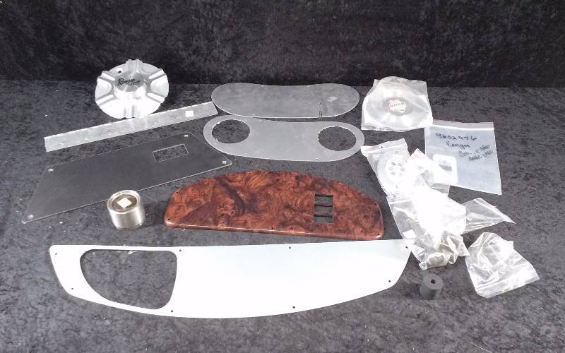 lot 1719 image: RANGER  Misc - Panels - Upper Dash 2 gaugeStarboard Locater Panel, LED Courtesy Light, Hub Cap, etc