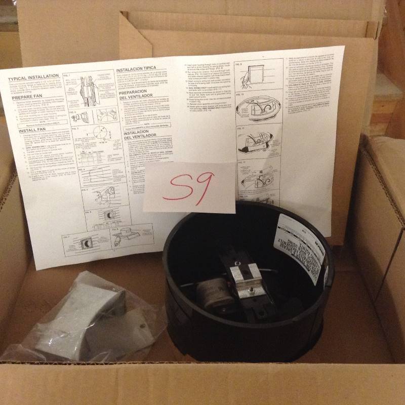 Broan 509 8 ion thru-wall fan