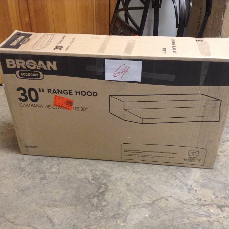 Broan 30 Range Hood model 423001 white