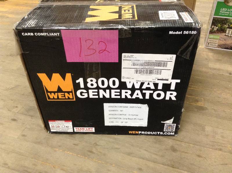 Wen 1800 Watt Generator Not Used