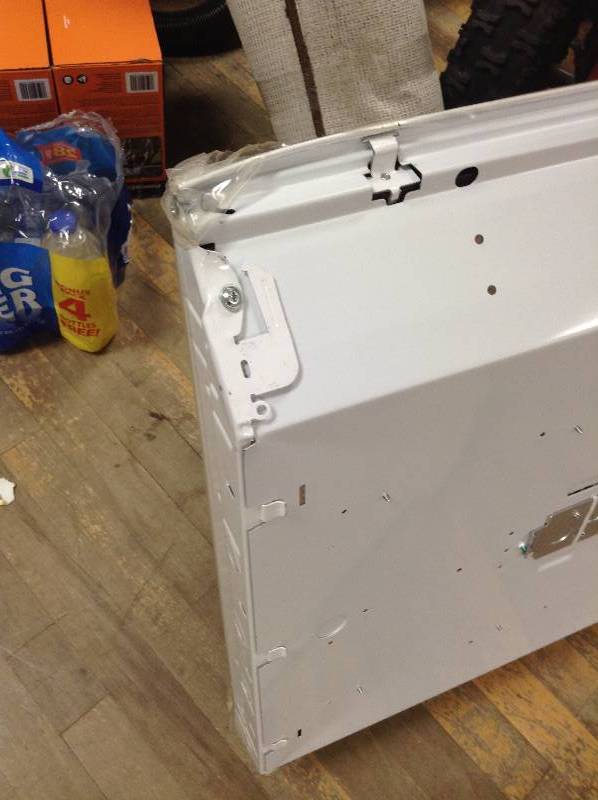 2 ft x 4 ft white led prismatic lens troffer damage in corner
