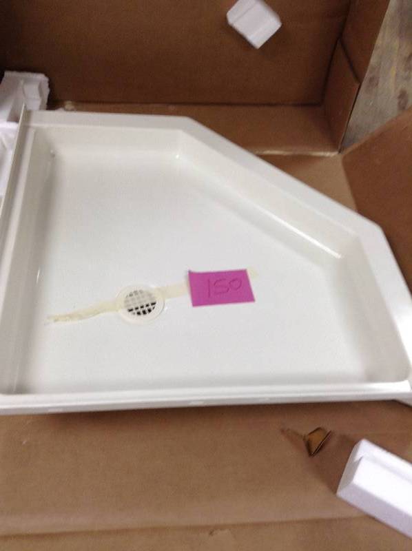 Swan SS-36NEO-010 36 x 36 Swanstone Shower Base Not Used