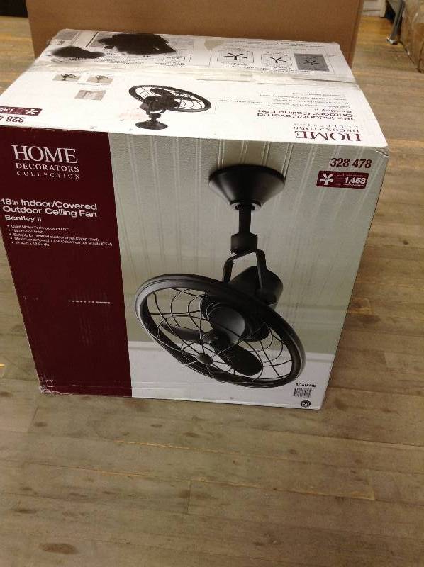Home Decorator 18 in Indoorcovered Outdoor Ceiling Fan Nevewr used