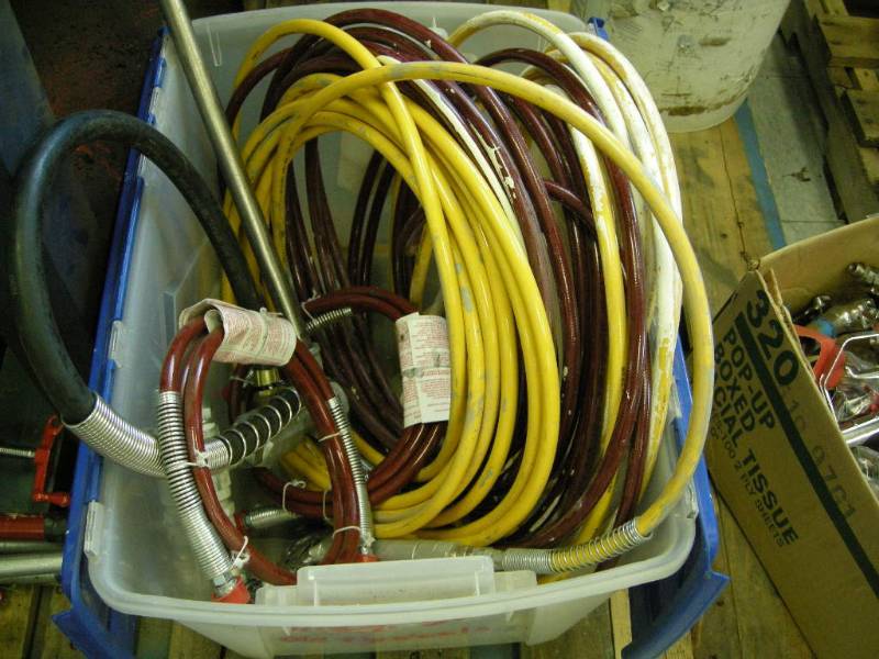 lot 46 image: Paint Sprayer Hoses and Guns
