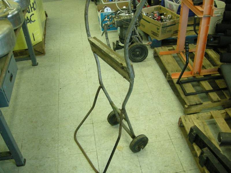 lot 55 image: Vintage Custom Outboard Motor Stand