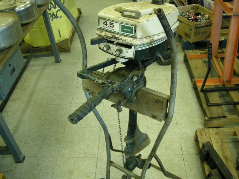 lot 56 image: Vintage Sears Outboard Motor