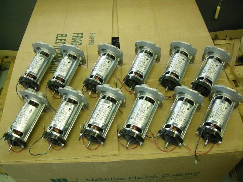 lot 81 image: 10 McMillanTitan 1.3hp Electric Motors - NEW