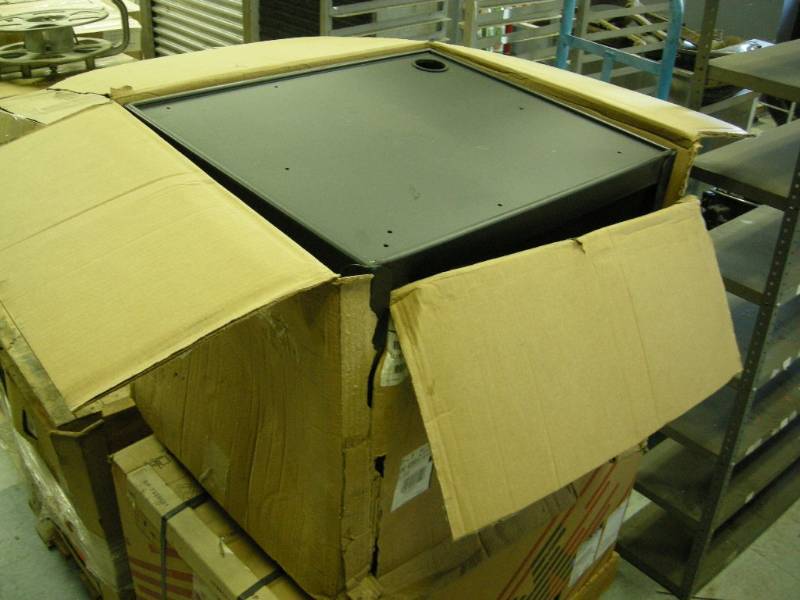 lot 92 image: Metal AV Cart- Unassembled