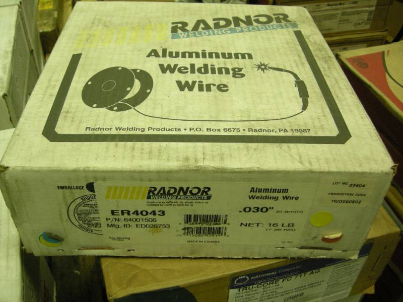 lot 140 image: Radnor Aluminum Welding Wire