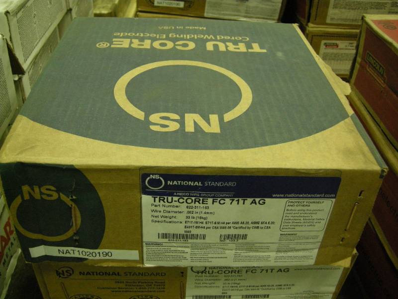 lot 141 image: National Standard Tru-Core Welding Wire
