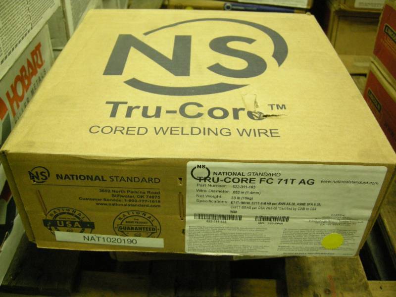 lot 142 image: National Standard Tru-Core Welding Wire