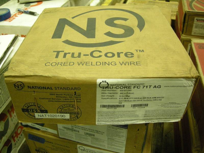 lot 144 image: National Standard Tru-Core Welding Wire