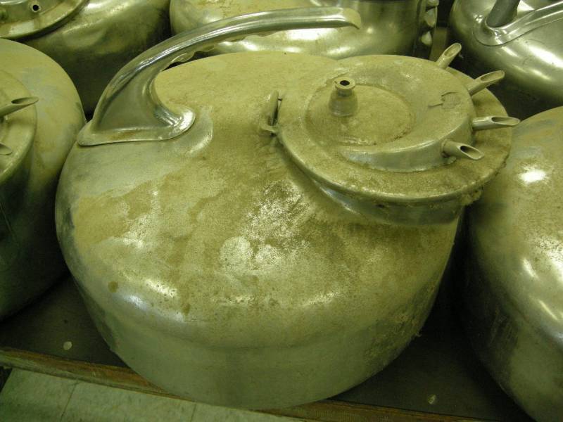 lot 163 image: Surge Stainless Steel Milk Can