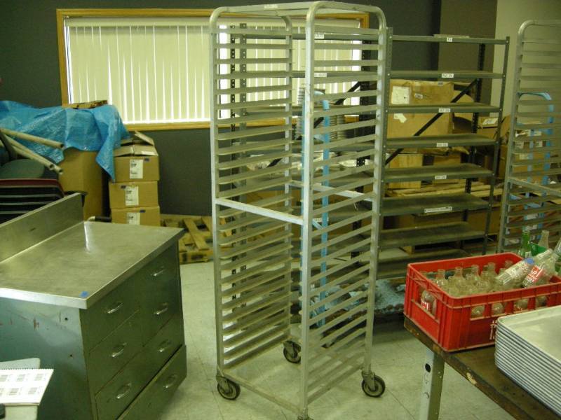 lot 174 image: NSF Cookie Sheet Rolling Cart