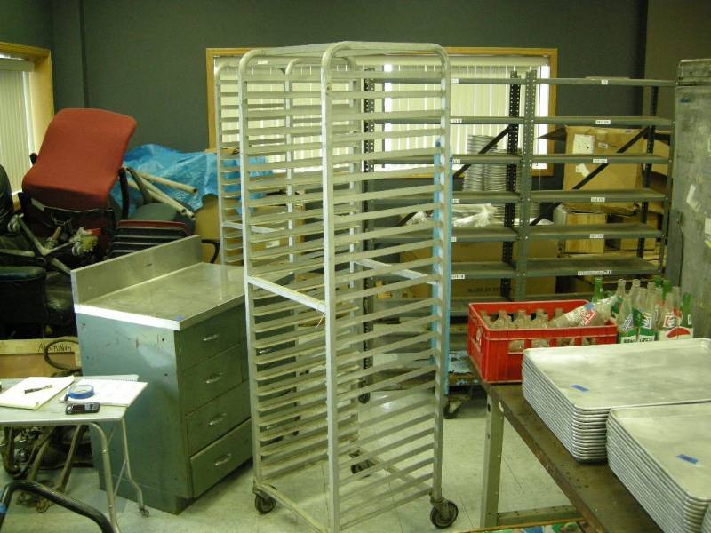 lot 175 image: NSF Cookie Sheet Rolling Cart