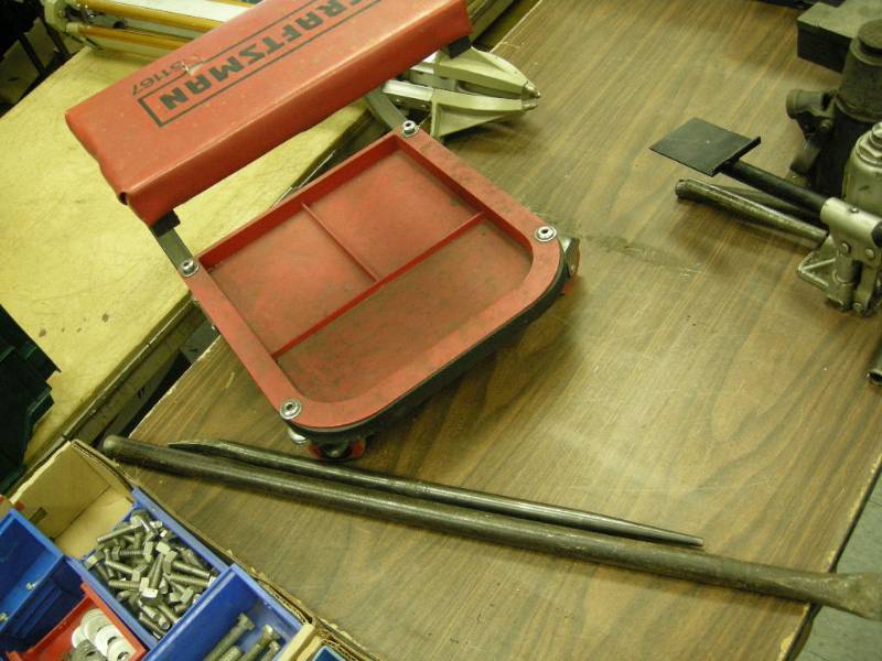 lot 279 image: Pry Bars and Stool