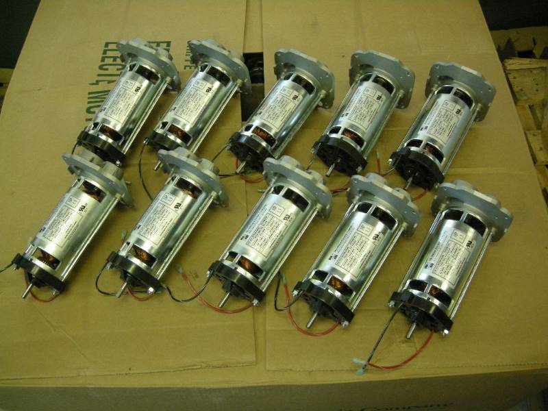 lot 74 image: 10 McMillanTitan 1.3hp Electric Motors - NEW