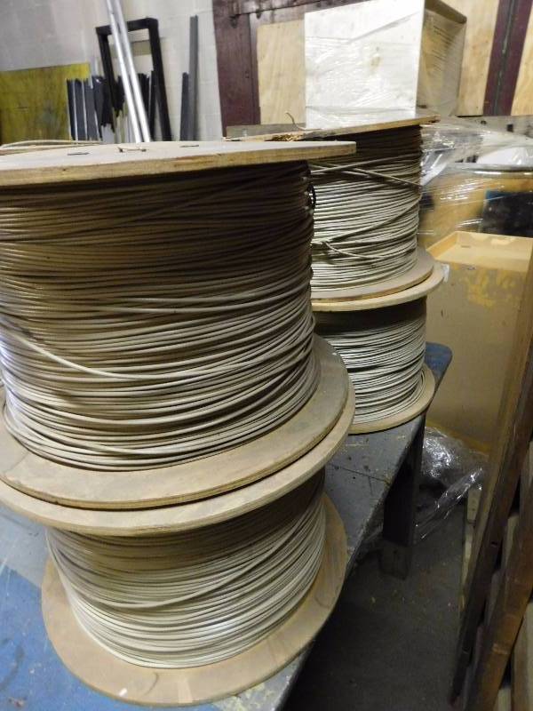 4 Spools Misc. Cable Wire