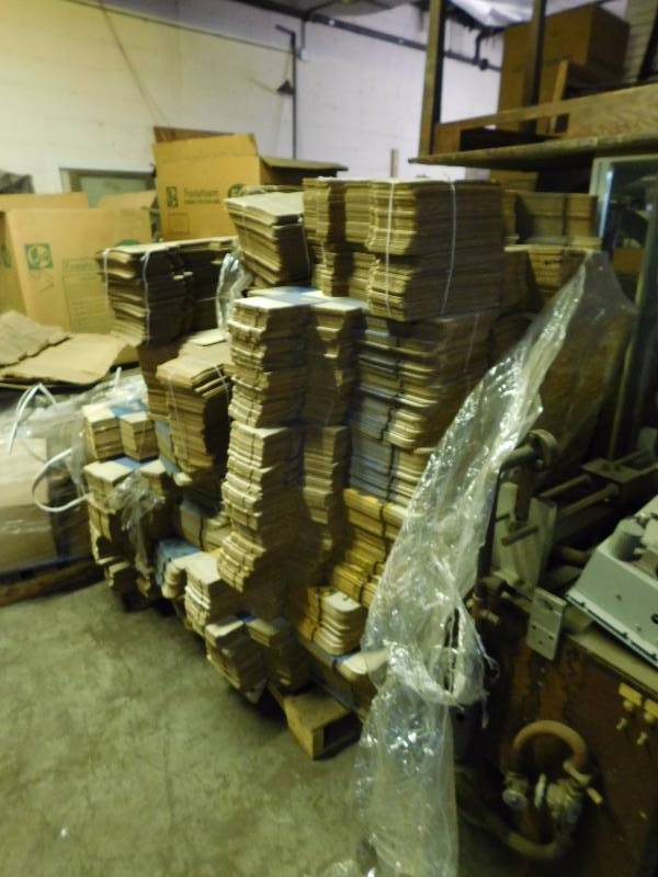 Misc. Pallet of Cardboard Boxes, Various Sizes