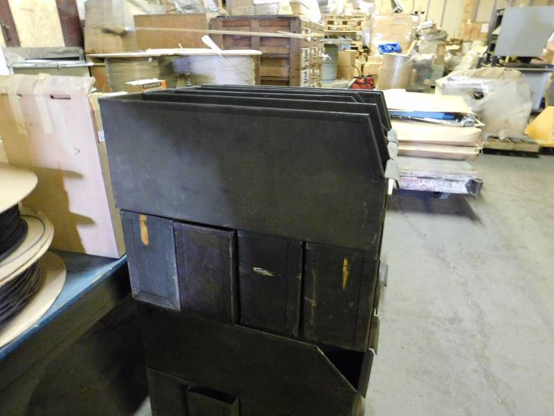 21 Metal Storage Bins (approx. 5 x 9 x 22)