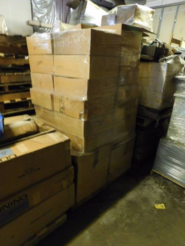 Pallet of Silver Storage Containers