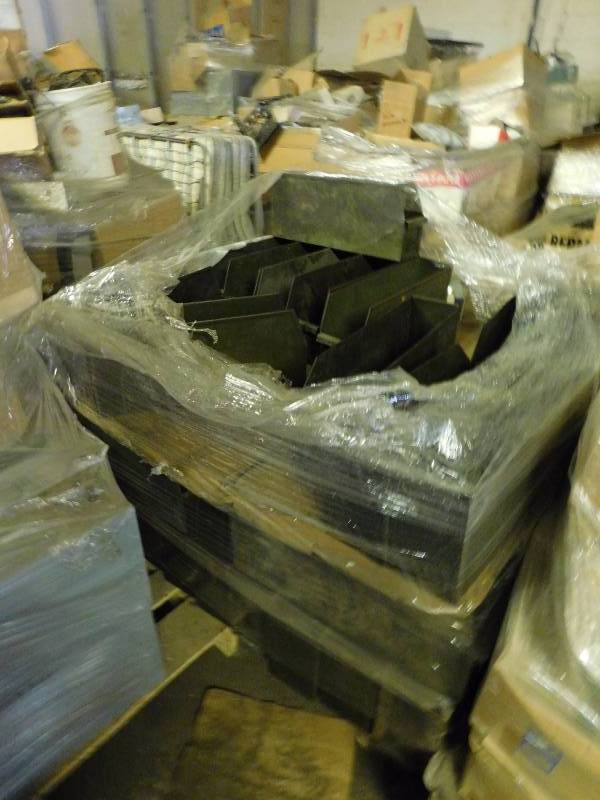 Partial Pallet of Metal Storage Bins (approx. 5 x 9 x 22)
