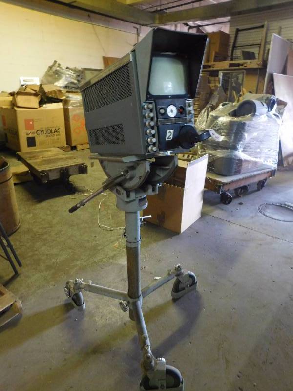 General Electric Video Camera on Rolling Stand
