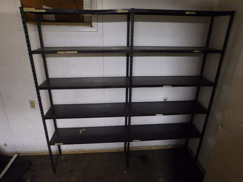 Metal Shelving (approx. 72 x 71 x 12)