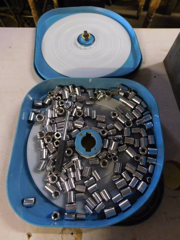 Socket Wrench Set in Vintage Scotch Tape Tin