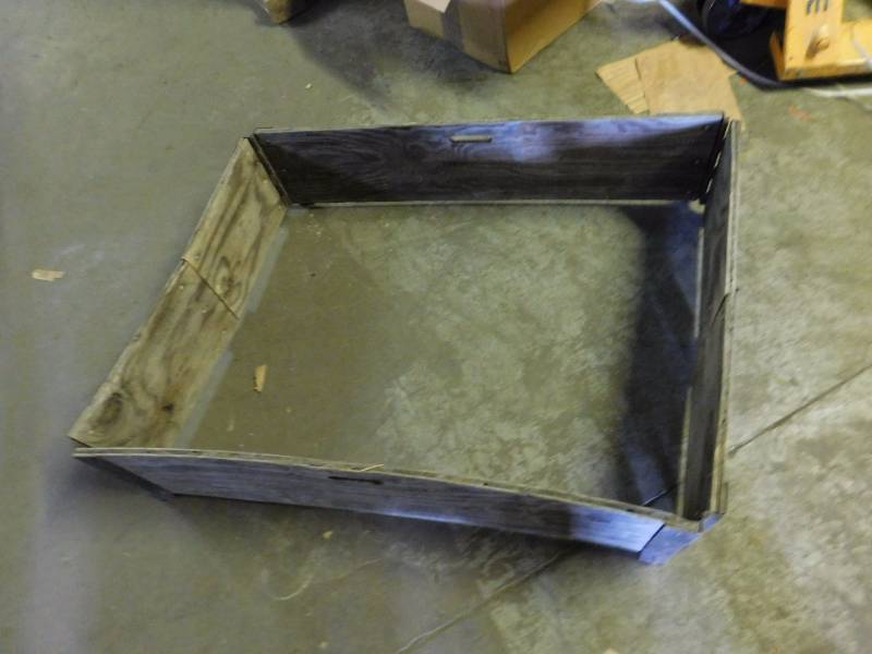 Box of Wooden Palletainers (crates) and Misc. 2x4s