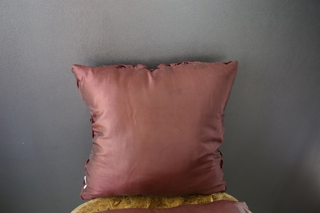 lot 75 image: Two 19 Square Wine Pillows