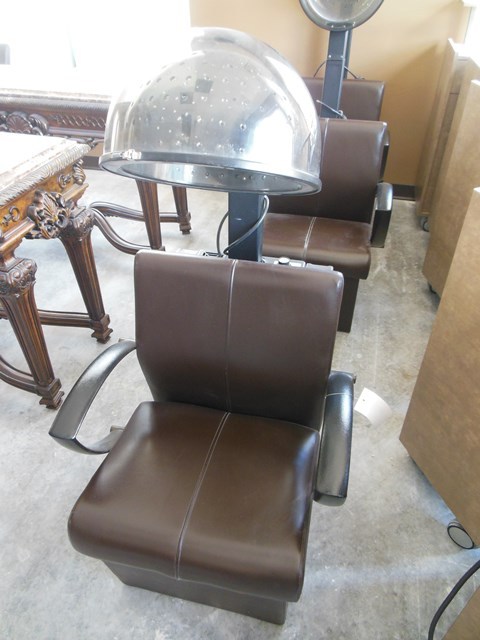 lot 13 image: Fair Maiden Hair Dryer by Highland Machine (Matches Lot 180 also Matches the Belvedere Station Chairs - 3 other Hair Dryer Lots - 180 - 182)