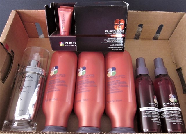 lot 80 image: $218 (Retail) of Pureology Reviving Red and Kenra Platinum Product