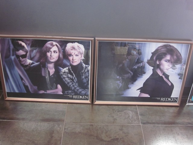lot 187 image: Two Framed Redken Ads
