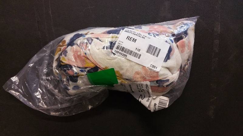 lot 2245 image: Lucky Brand Womens Solf Floral Print Top Natural Large