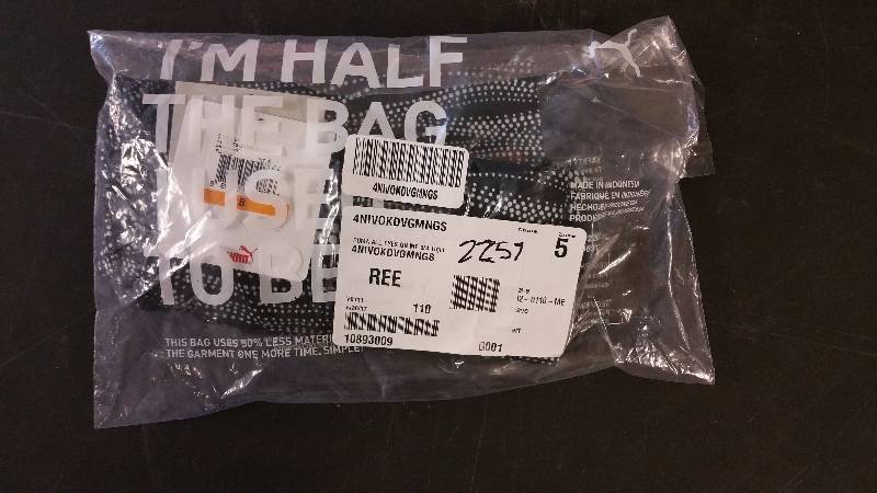 lot 2257 image: Puma All Eyes On Me 34-Length Tight  Dove Gray S