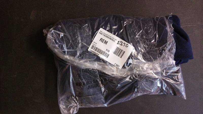 lot 2270 image: Hanes Womens French Terry Bermuda Shorts Navy L