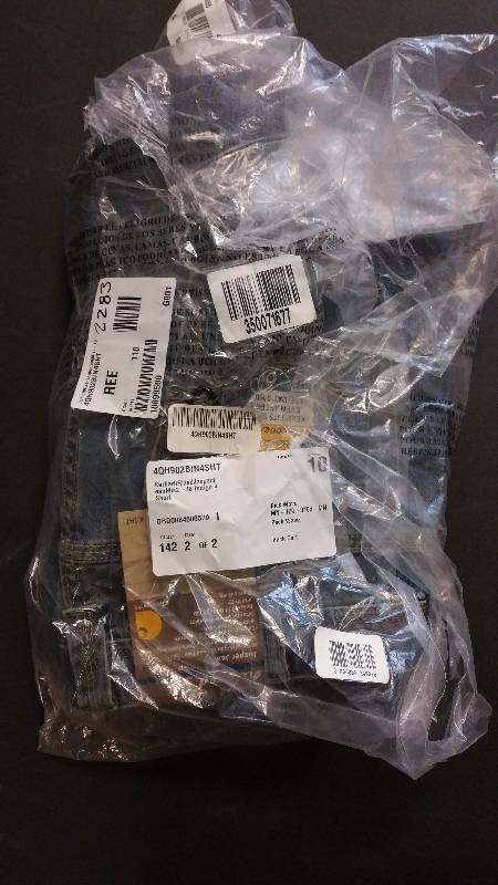 lot 2283 image: Carhartt Womens Jasper Relaxed Jeans 2 to 18 - Indigo 4 Short