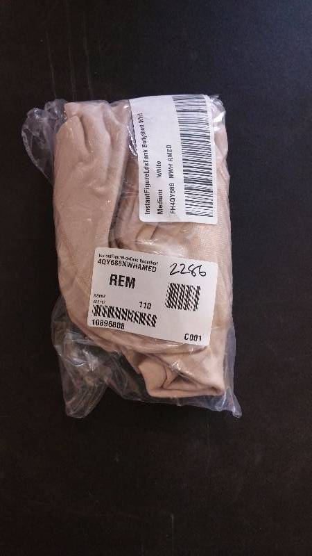 lot 2286 image: Instant Figure Womens Shaping Body Tank Shorts Body shorts White M